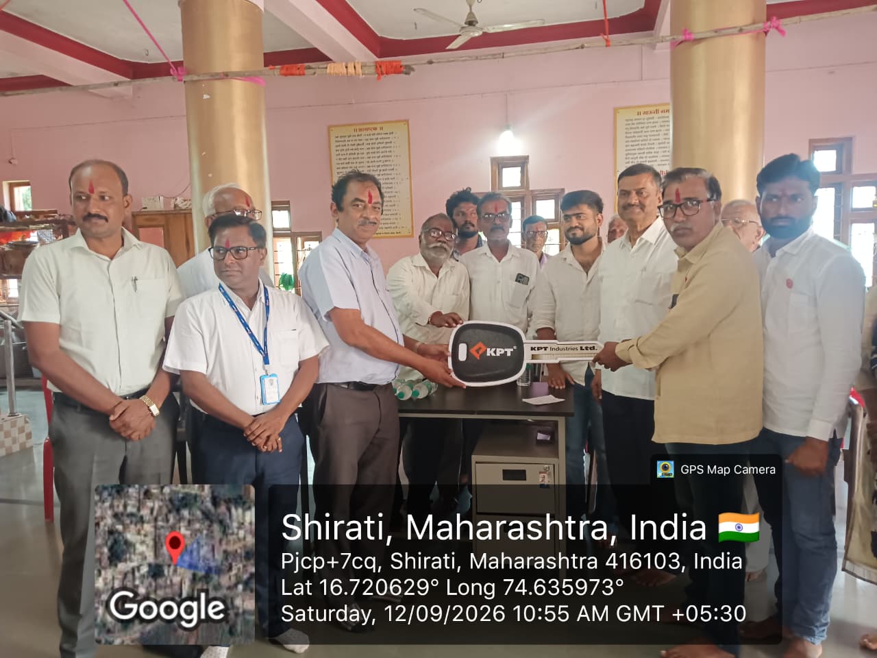 Adopted village of Shirti received an electric vehicle as a generous gift from KPT Company